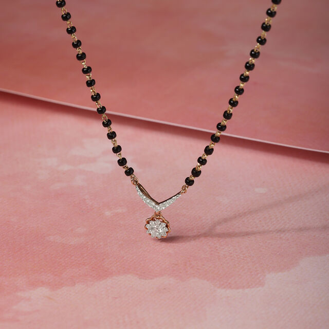 14KT Idyllic Diamond Mangalsutra 