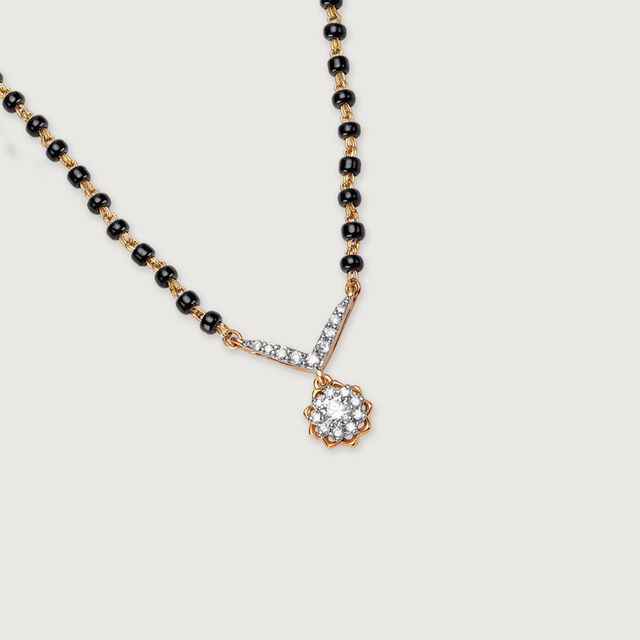 14KT Idyllic Diamond Mangalsutra 4
