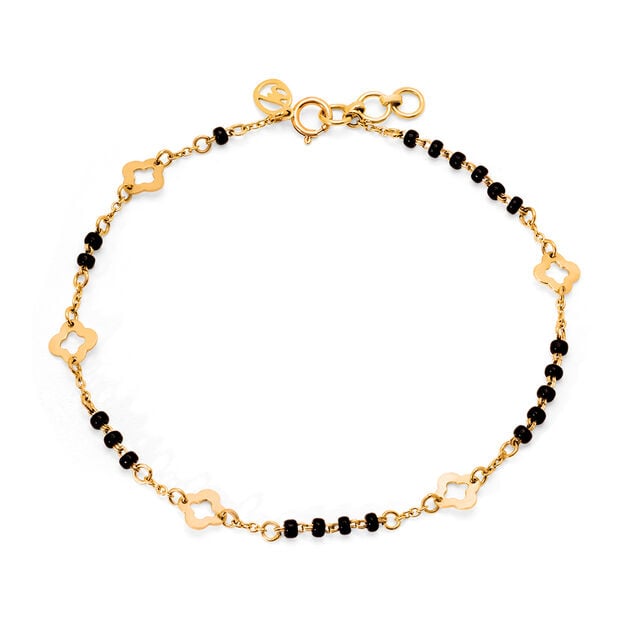 Mia Sutra DIY with Clove Shape Motif Multiple Stacking Charm Bracelet 3
