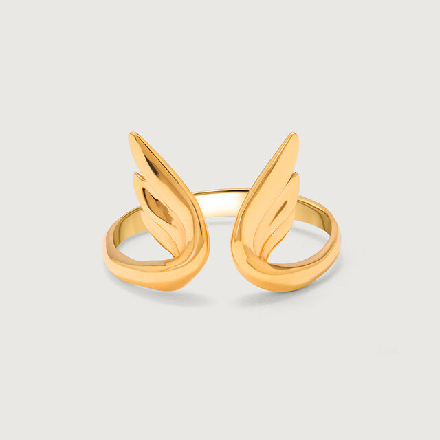 Whimsical Butterfly 18KT Gold Finger Ring for Her 3