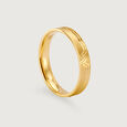 Me & We - Love Sync Band 18KT Gold Couple Ring-Single Piece,,hi-res 4