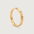 Evermore Band 18KT Rose Gold Couple Ring -Single Piece,,hi-res 4