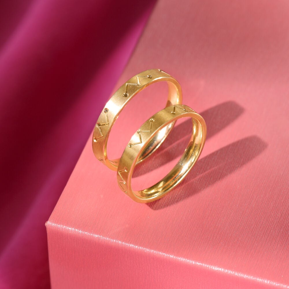 Couple bands tanishq store