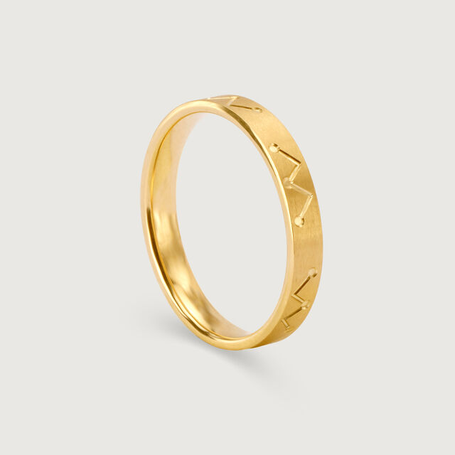 Me & We - Everlasting Love Band 18KT Gold Couple Ring -Single Piece,,hi-res 4