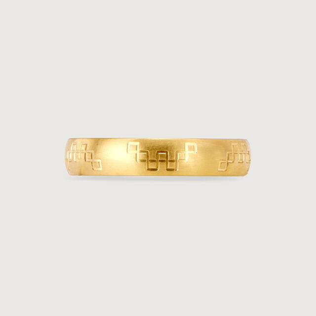 Forever Band 18KT Gold Couple Ring -Single Piece,,hi-res 2