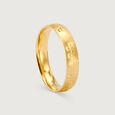 Forever Band 18KT Gold Couple Ring -Single Piece,,hi-res 4
