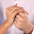 Commitment Chronicles Band 18KT Rose Gold Couple Ring -Single Piece,,hi-res 