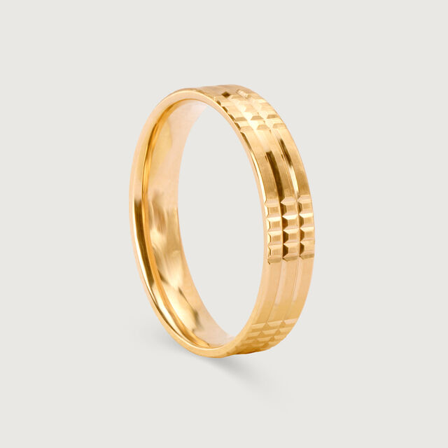 Commitment Chronicles Band 18KT Rose Gold Couple Ring -Single Piece,,hi-res 4