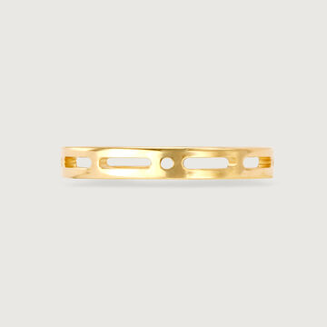You & Me Forever Band 18KT Gold  Ring -Single Piece