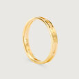 You & Me Forever Band 18KT Gold Couple Ring -Single Piece,,hi-res 4