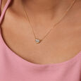 Ballet of Heart 18KT Gold Chain & Diamond Pendant with chain,,hi-res 2