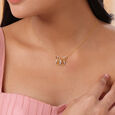 Cupid Edit 18KT Yellow & White Gold Diamond Necklace,,hi-res 2