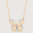 Cupid Edit 18KT Yellow & White Gold Diamond Necklace,,hi-res 4