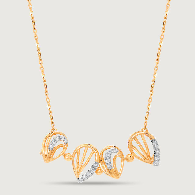 Cupid's Lovecraft 18KT Gold & Diamond Modular Necklace 4