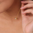 Cupid Edit Mystic Wings 18KT Gold & Diamond Necklace 2