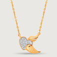 Cupid Edit Mystic Wings 18KT Gold & Diamond Necklace 4