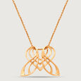 Butterfly Symphony Cupid Edit 18KT Gold Pendant,,hi-res 5