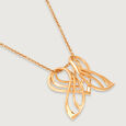 Butterfly Symphony Cupid Edit 18KT Gold Pendant,,hi-res 6