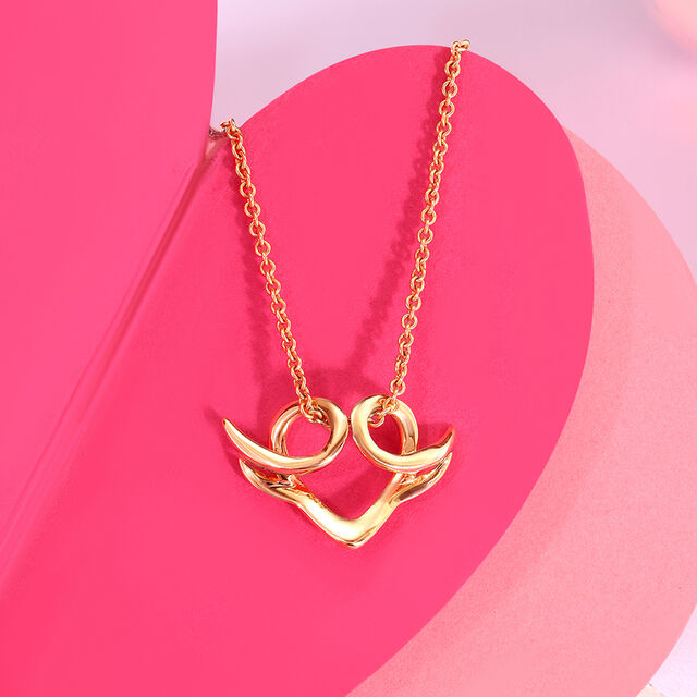 Cupid Edit Celestial Wings 18KT Pure Gold Pendant,,hi-res 