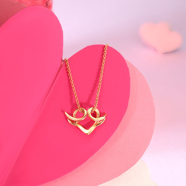 Cupid Edit Celestial Wings 18KT Pure Gold Pendant,,hi-res 2