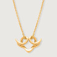 Cupid Edit Celestial Wings 18KT Pure Gold Pendant,,hi-res 4