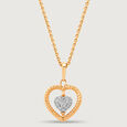 Cupid Edit Dancing Hearts 18KT Gold & Diamond Pendant,,hi-res 3