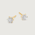 Twinkling Stars 18Kt Diamond Stud Earrings 4