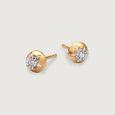 Astral Glimmer 18 Kt Diamond Stud Earring 2