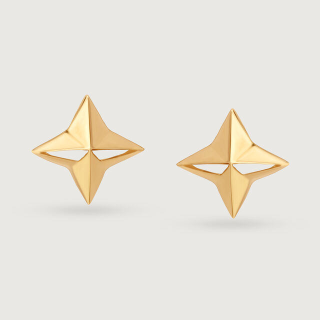 Star struck Symphony 14KT Gold Stud Earrings 5