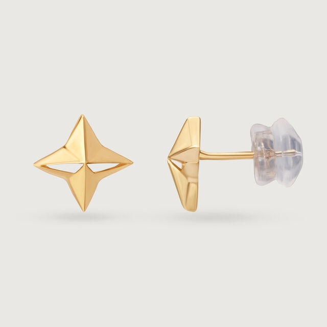 Star struck Symphony 14KT Gold Stud Earrings 6