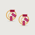 Twilight Tipples 18KT Ruby Stud Earrings 4