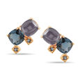 Serenade Sparkles  18KT London Blue Topaz Stud Earrings 2