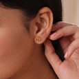 Cupid Edit Hearts Symphony 18KT Pure Gold Stud Earrings,,hi-res 2
