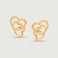 Cupid Edit Hearts Symphony 18KT Pure Gold Stud Earrings,,hi-res 3
