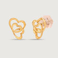 Cupid Edit Hearts Symphony 18KT Pure Gold Stud Earrings,,hi-res 4