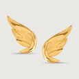 Whimsical Butterfly 18KT Pure Gold Stud Earrings,,hi-res 3