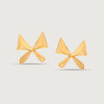 Mystic Butterfly 18KT Pure Gold Stud Earring,,hi-res 3