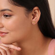 Cupid Edit Whimsical Wings 18KT Gold Stud Earrings 2