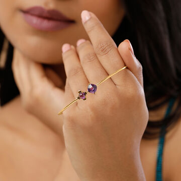 Mystic Mirage  Amethyst Bangle
