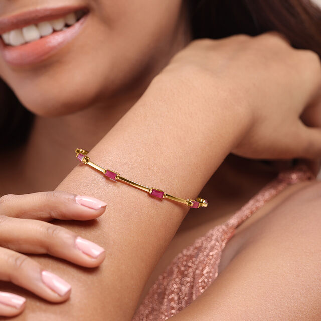 Berry Bellini Baubles 14KT Ruby Bangle 2