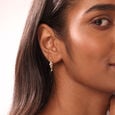 Dewdrop Cascade 18 Kt Gold & Diamond Drop Earrings 2