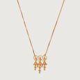 Warli Dreams 22KT Gold Pendant & Chain 3