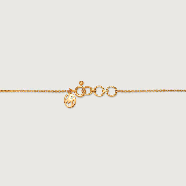 Dainty Drop 18 Kt Diamond & Pearl Necklace