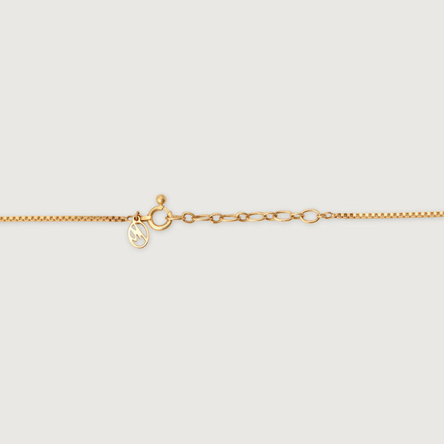Heart Stream 14 Kt Gold & Pearl Necklace 6
