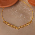 Nomadic Warli Charm 22KT Gold Necklace 
