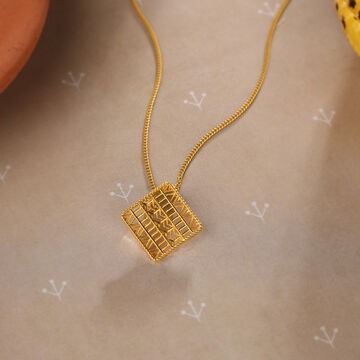Warli Tales 22KT Gold Pendant