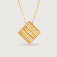 Warli Tales 22KT Gold Pendant 3