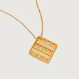 Warli Tales 22KT Gold Pendant 4