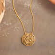 Warli Symmetry 22KT Gold Pendant 