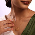 Warli Symmetry 22KT Gold Pendant 2